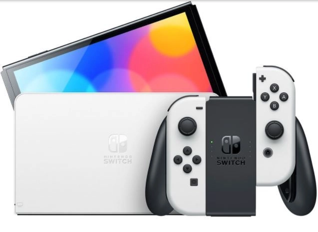 Nintendo Switch OLED - White Joy-Con Bundle