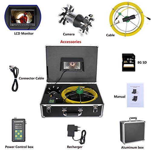 WiFi Cable Pipe Inspection Camera - 17Mm 50M