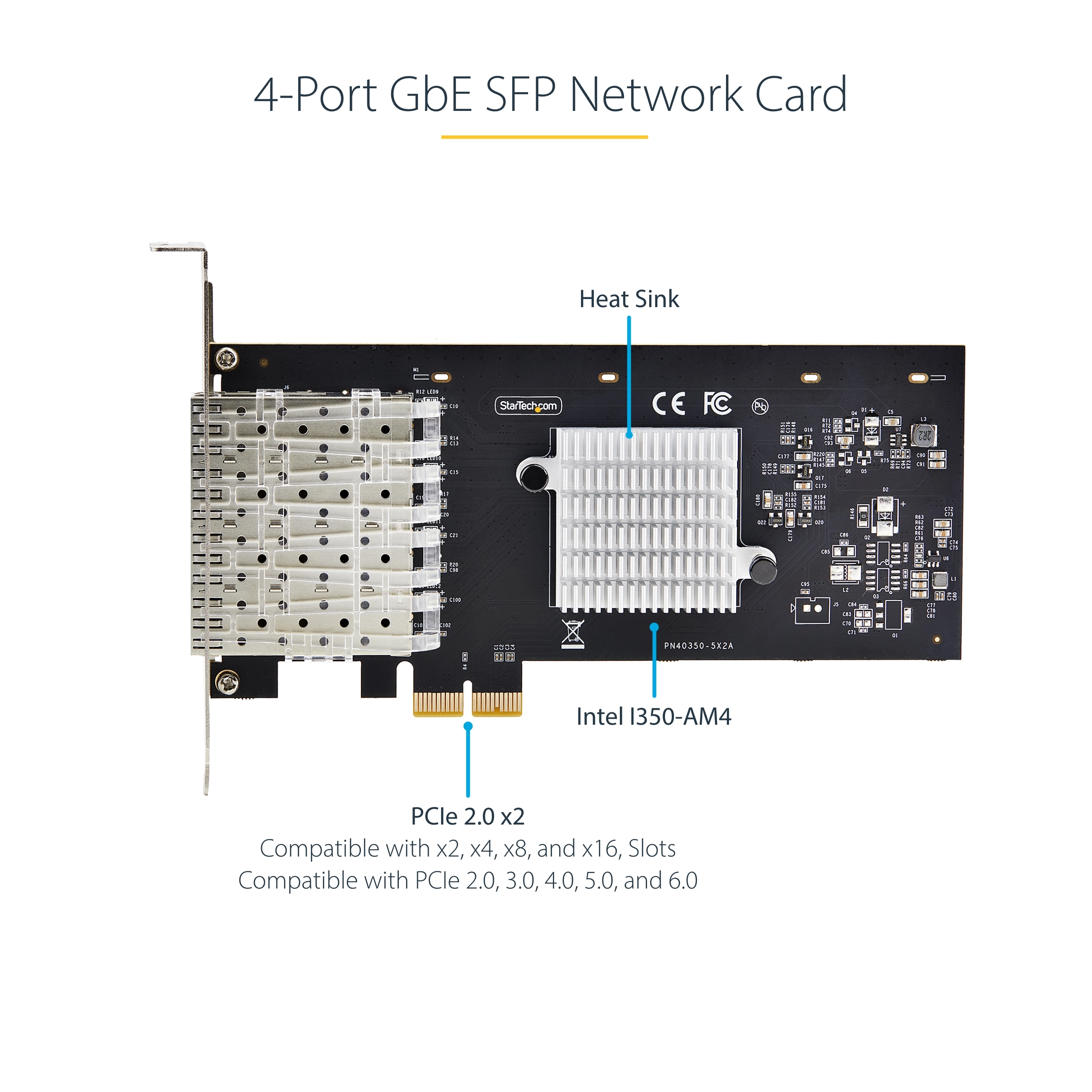 PCI Express Gigabit Ethernet Fiber Network Card
