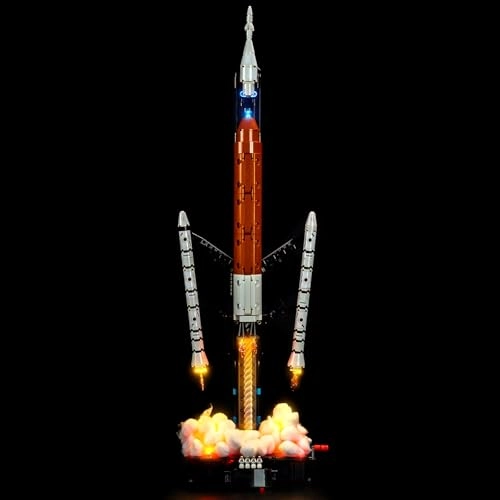 Light kit Compatible with Lego NASA Artemis Space Launch System Rocket (42221) - RC Version LED Lighting