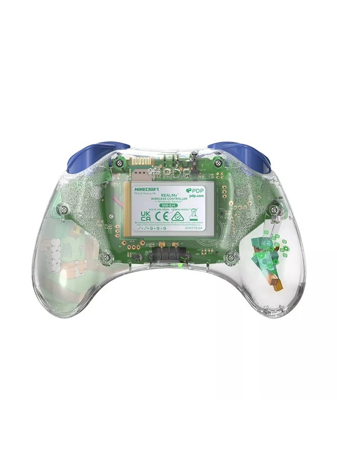 Nintendo Switch REALMz Minecraft Forest Biome Controller Green