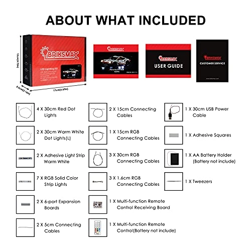 Led Lighting Kit for Technic Porsche 911 RSR for LEGO 42096