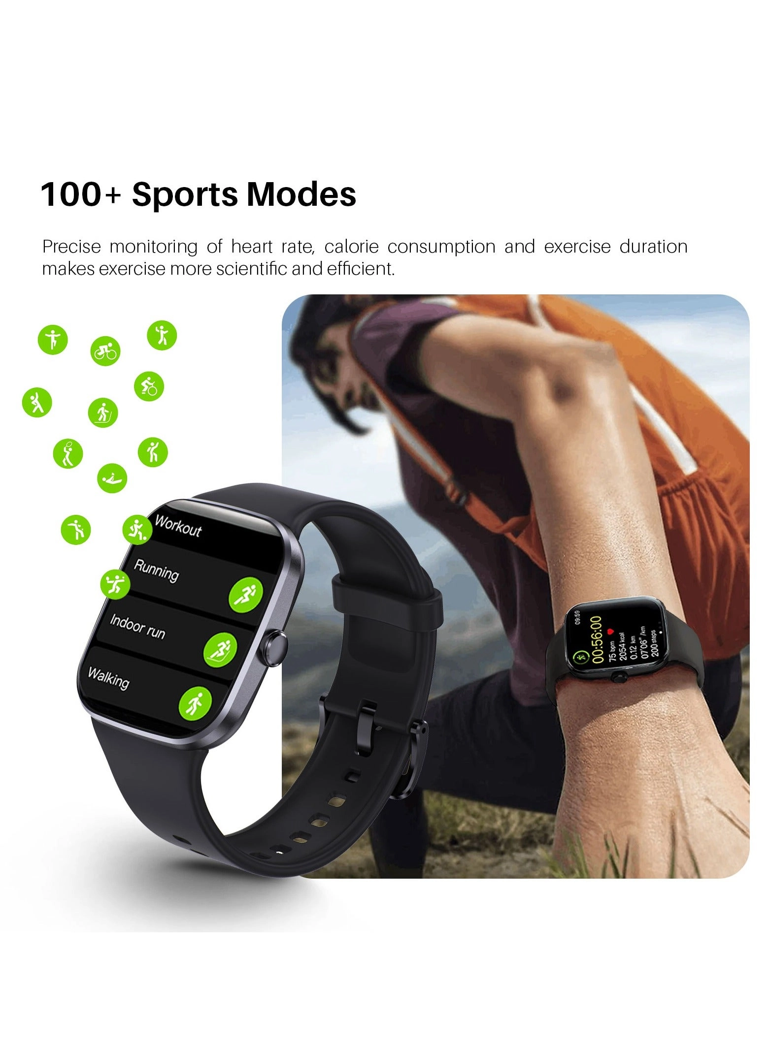 Smart Watch - 2.1 43.2mm ABS+PC