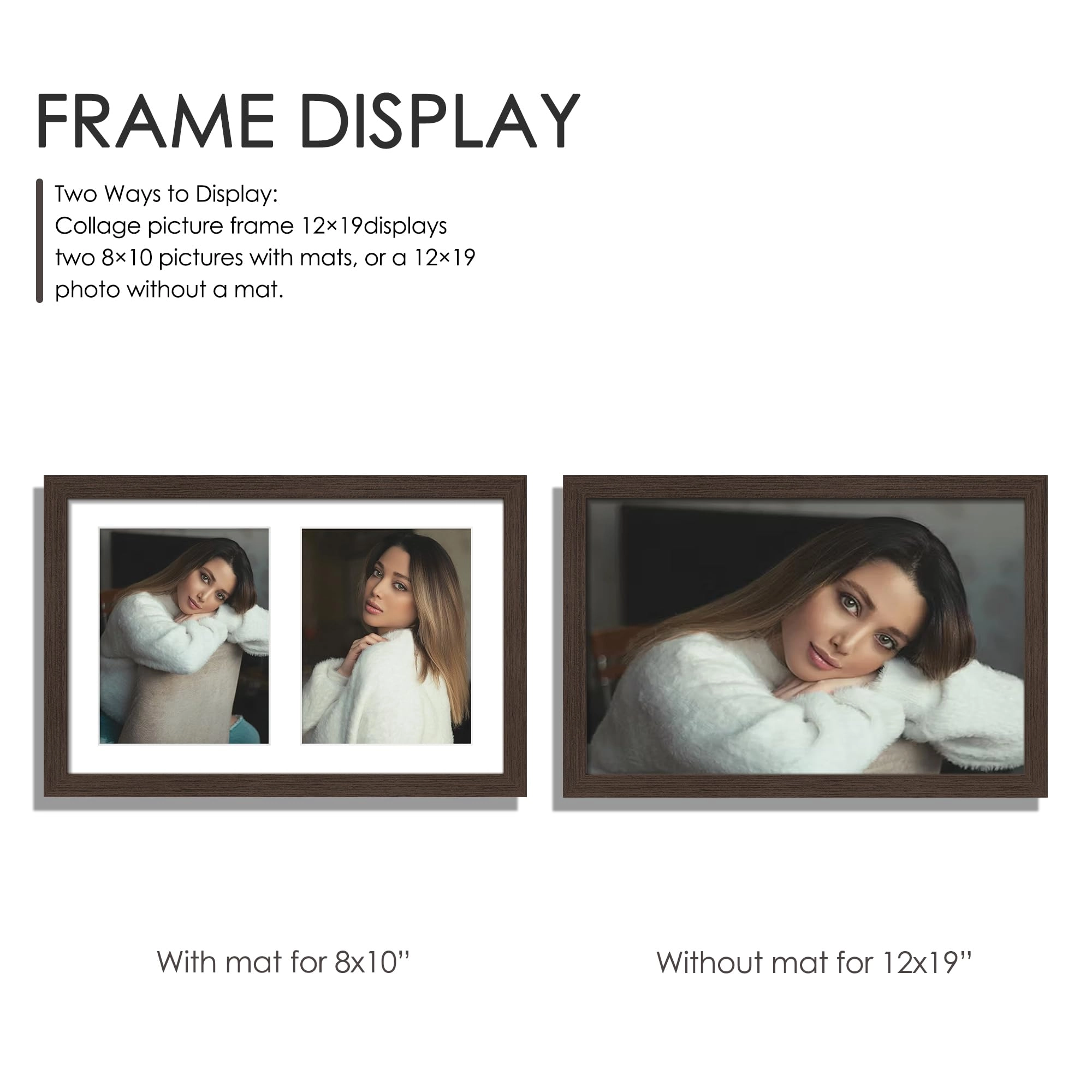 12x19 Double Picture Frame