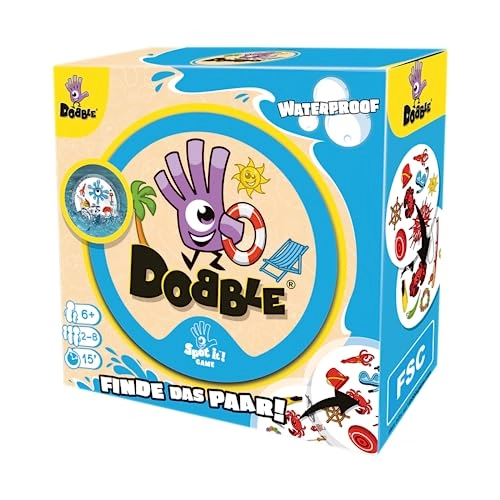 Dobble Waterproof - Card Game (German)