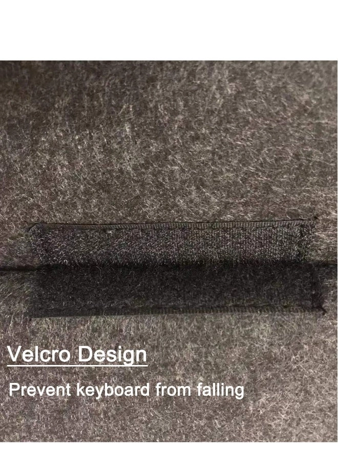 Keyboard Cover - Felt Black