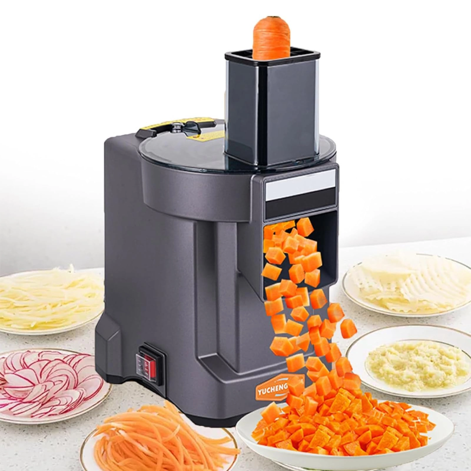 3-in-1 Electric Vegetable Cutter - 100W