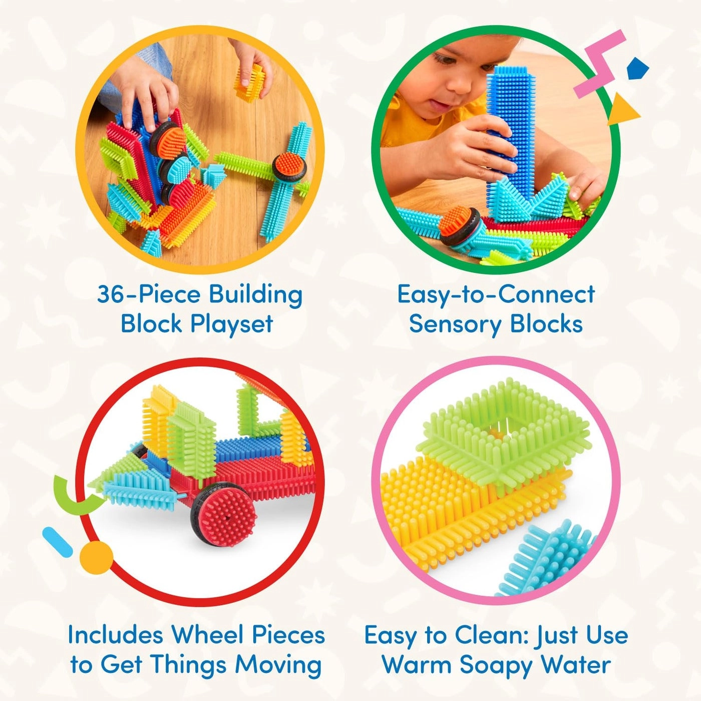 Bristle Blocks - 36 pcs