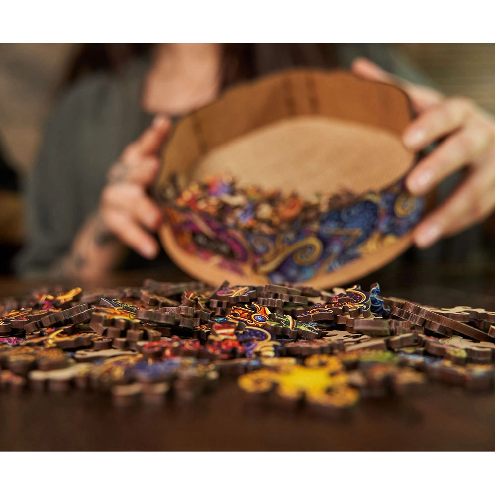 Mandala Inexhaustible Abundance Wooden Puzzle (4107390-Inexhaustible_Abundance_KS) - 350 pcs