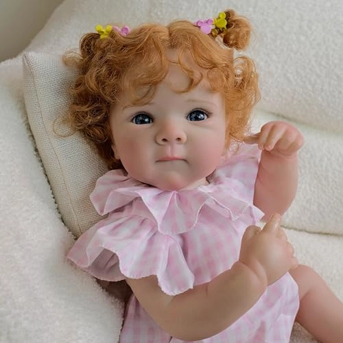 Reborn Baby Doll - 18 inches Vinyl Silicone Girl Ages 3+