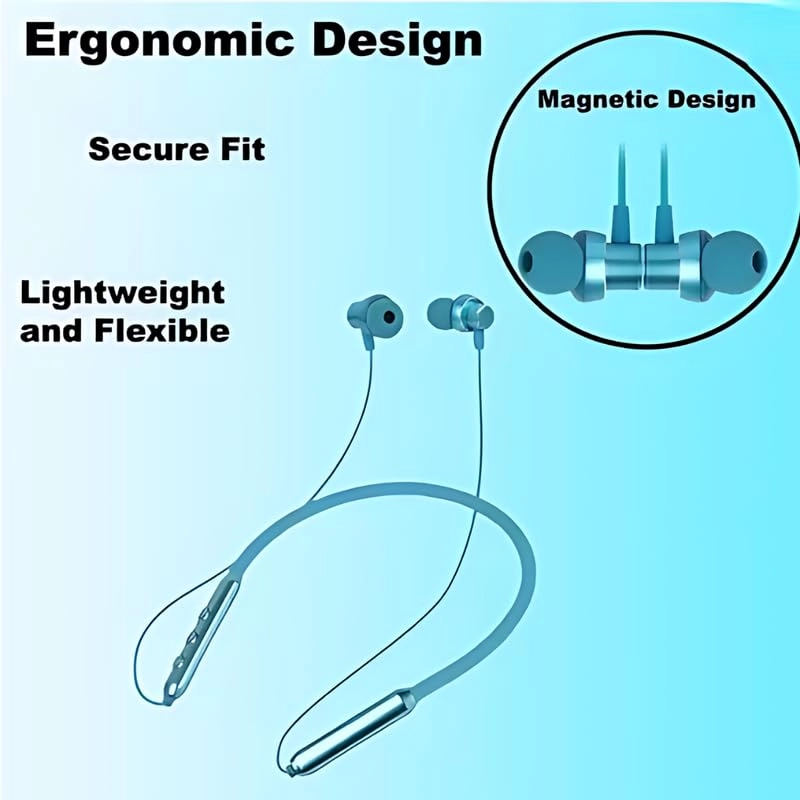 Supreme Bluetooth Neckband Wireless Headphone