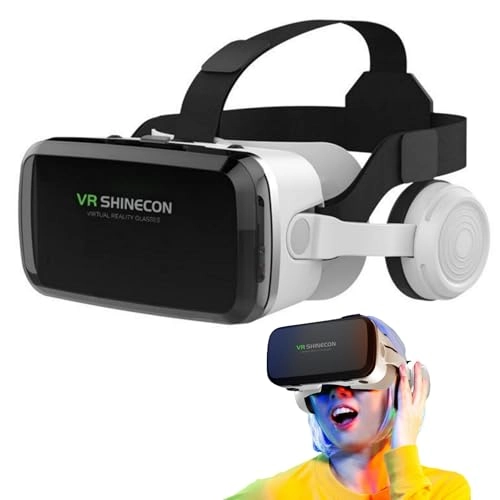 VR Headset - Bluetooth Headphones White