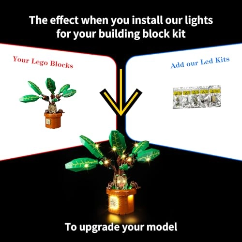 LED Lighting Set for LEGO Mandrake Plant Set 76433 - Acrylonitrile Butadiene Styrene