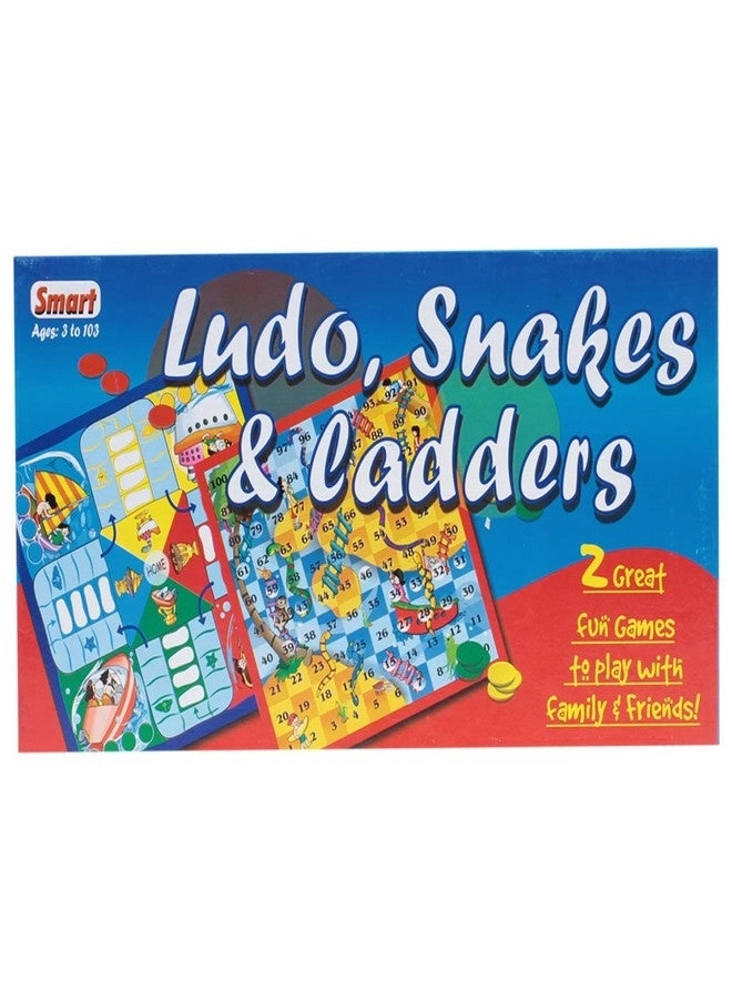 Smart Ludo Snakes & Ladders - Multi-Color