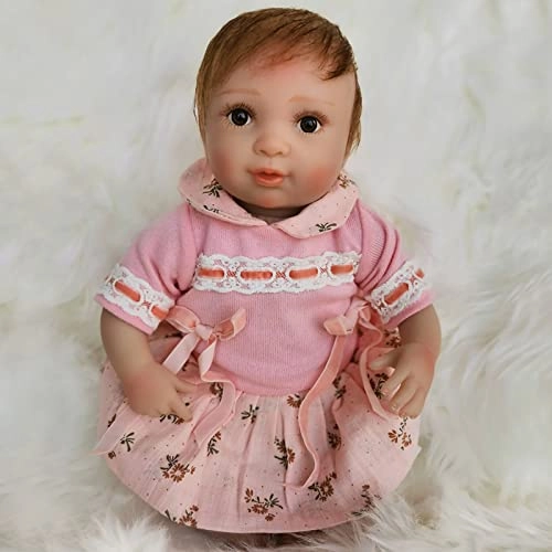 Reborn Baby Doll - 16 Inch Vinyl Cotton Body Pink