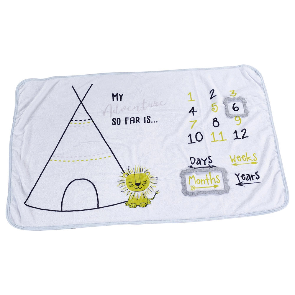 Kinder Valley Safari Milestone Mat - Safari Suitable for 0 years and above