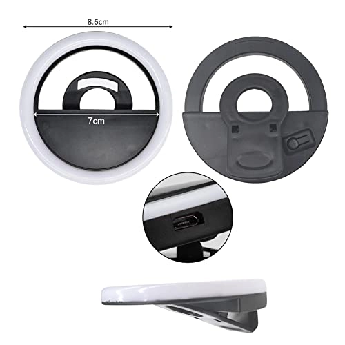 Mini Selfie Ring Light - 8.6cm/ 3.3inch