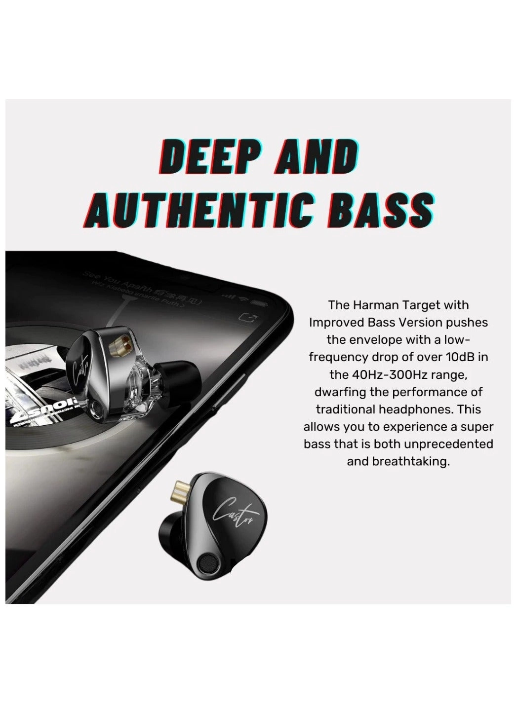 Castor 2DD - Wired Earphone