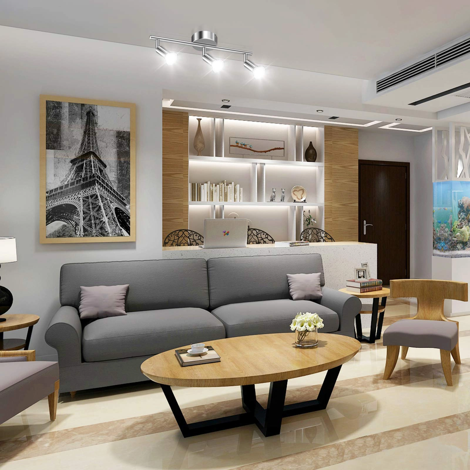 LED Ceiling Light - 6000 K Dimmable