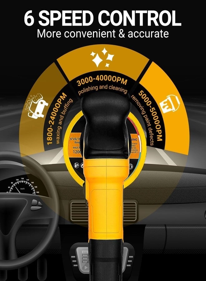 Car Buffer Polisher - 6 Inch