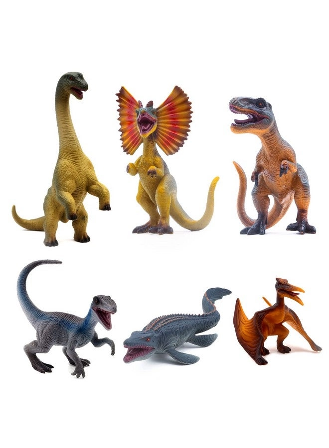 Sienon Jurassic Dinosaur Toy Figures 6 pcs