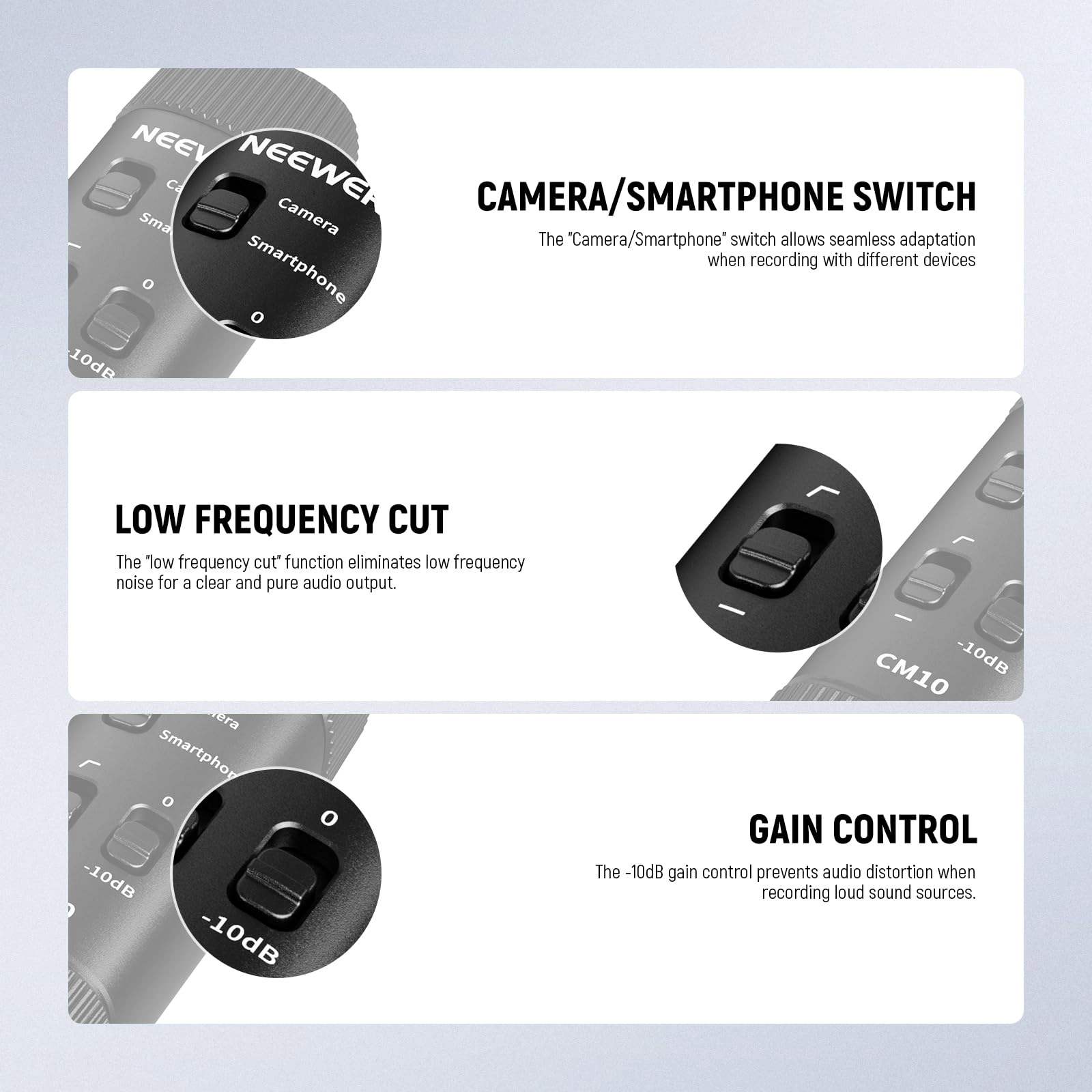 CM10 3.5mm-Mini-Jack Microphone