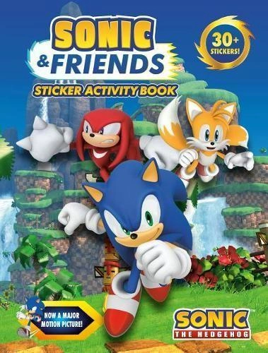 Penguin Putnam Inc Sonic & Friends Activity Sticker Book 4 pcs