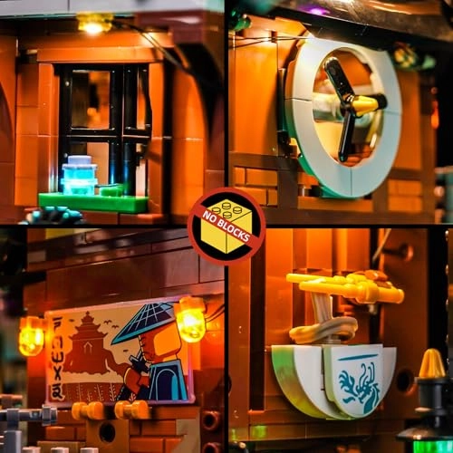 Ninjago City Workshops 71837 - LED Light Set Decorative