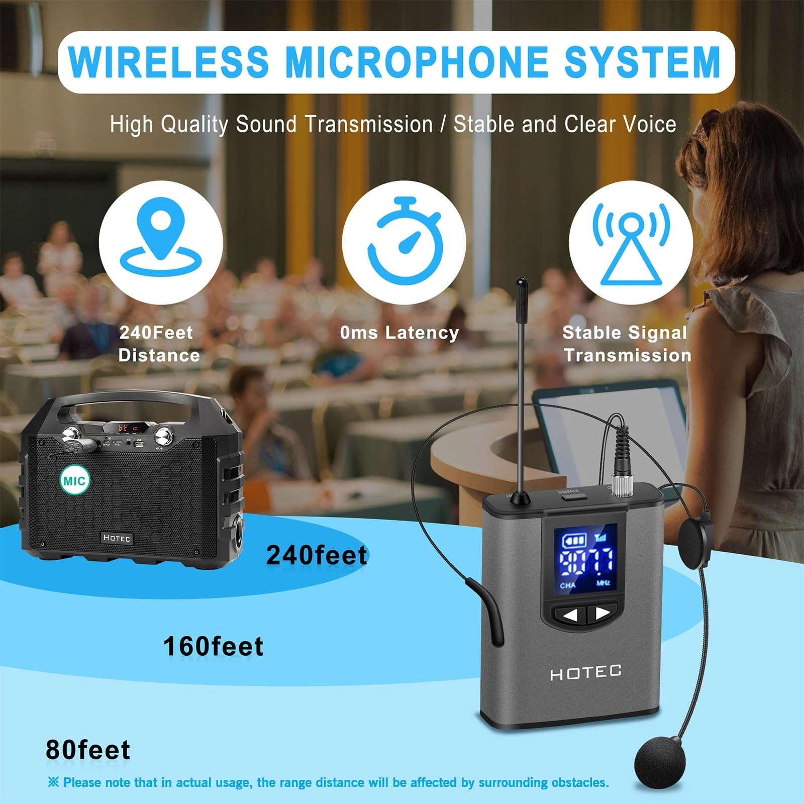 H-U05 - one Headset mic and one Lapel mic UHF