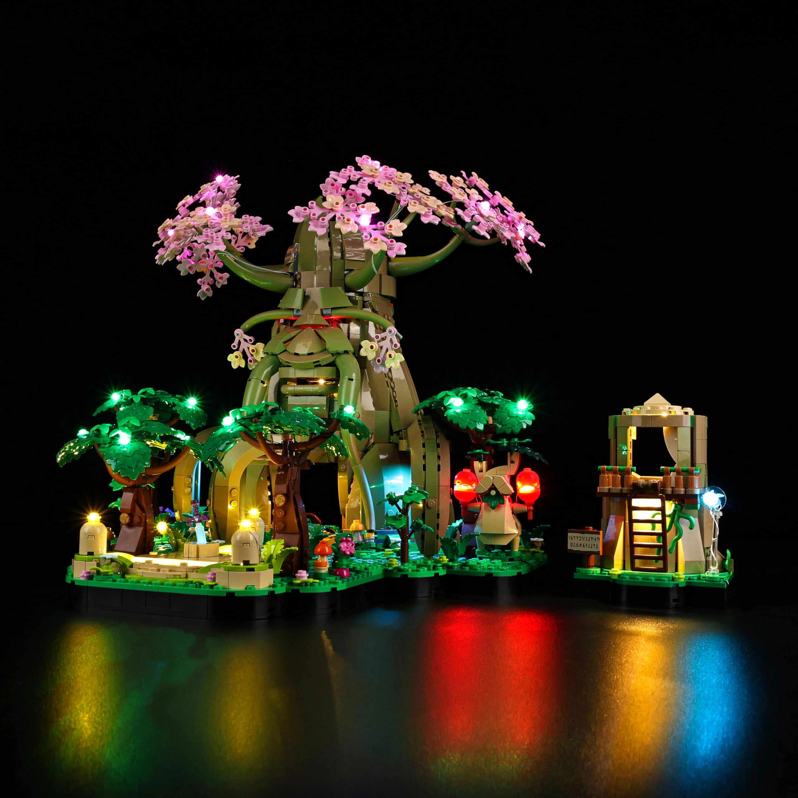 Kyglaring LED Lighting Set for Lego 77092 Great Deku Tree 2-in-1 - Continuous Light Kit Decorative Lighting for Collectors