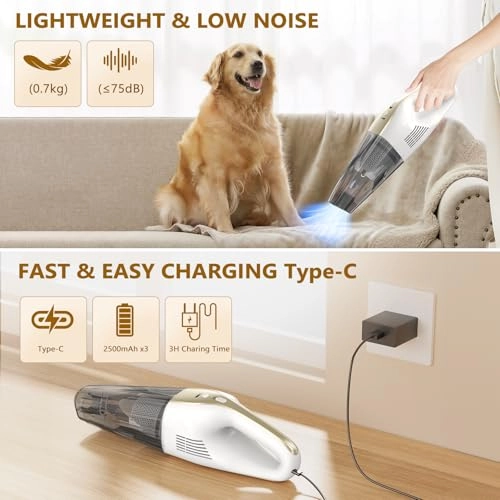 Handheld Vacuum Cleaner - 7500mAh
