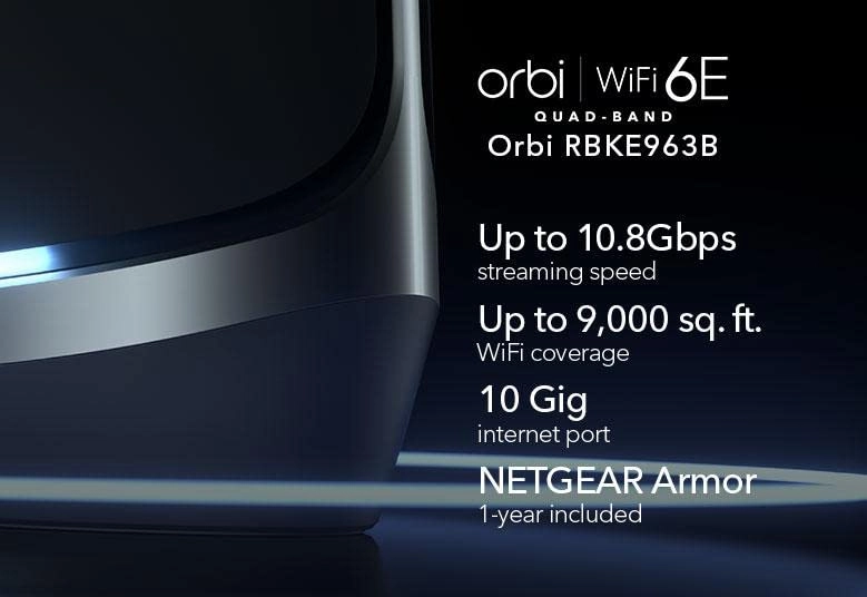 Orbi 960 Series - WiFi 6E Router + 2 Satellites