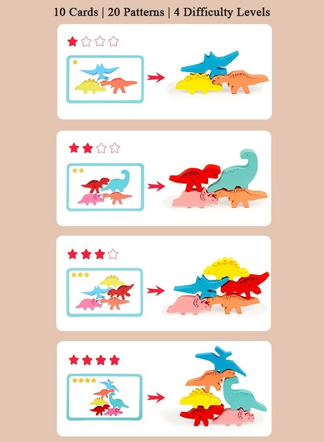 Dinosaur Stacking Game - 3-10 years old