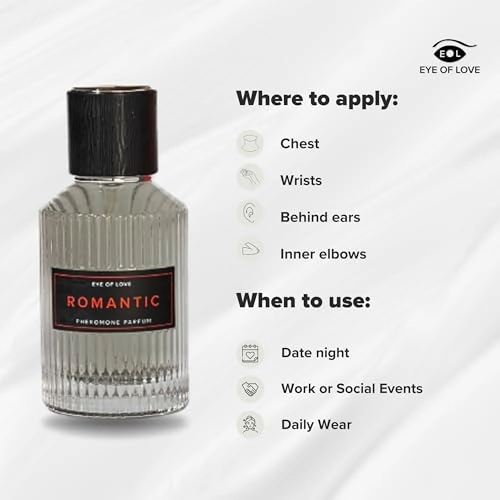Romantic Deluxe Pheromone Cologne - 1.67 Fluid Ounces