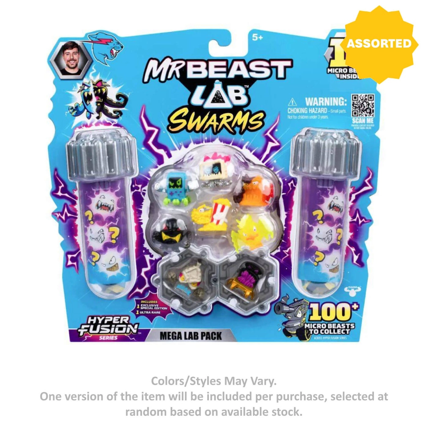 MrBeast Lab Swarms Hyper Fusion Series Milk Bones - 5+ Years 14 Micro Beasts