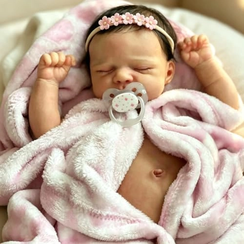 Reborn Baby Doll - 18 Inch Silicone Full Body Girl