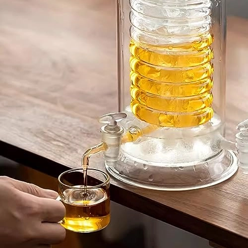 Iced Coffee Maker - 180ml 340ml Spiral Cooling Tube