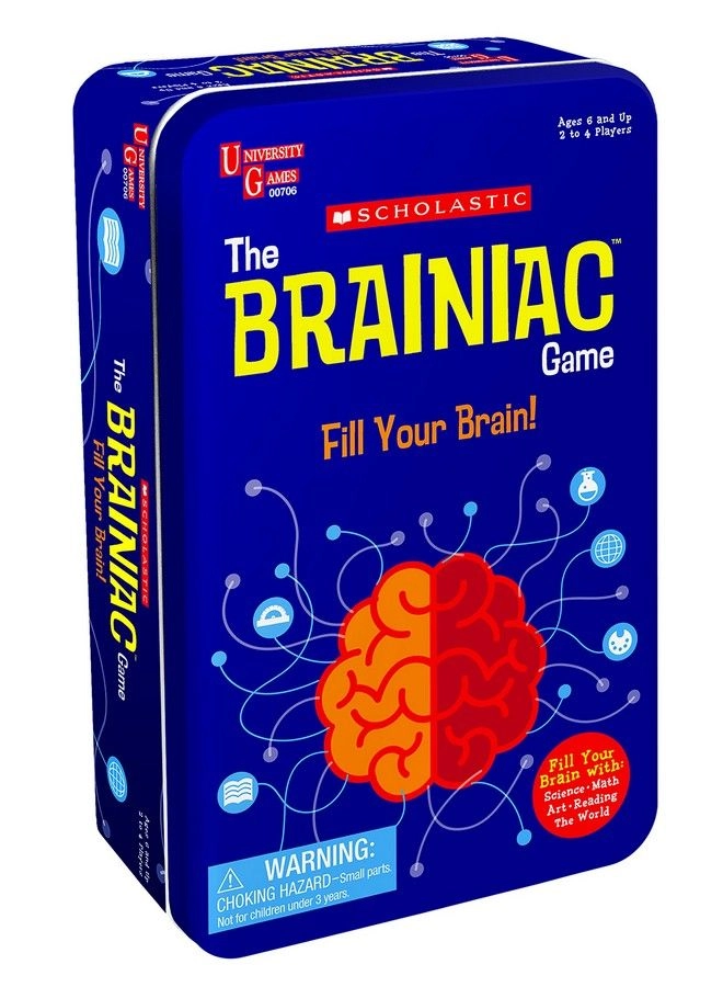 University Games Brainiac Game Tin