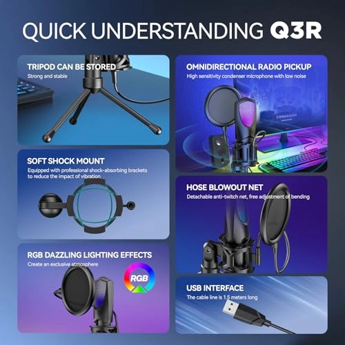 SF-777W USB+Wireless Microphone