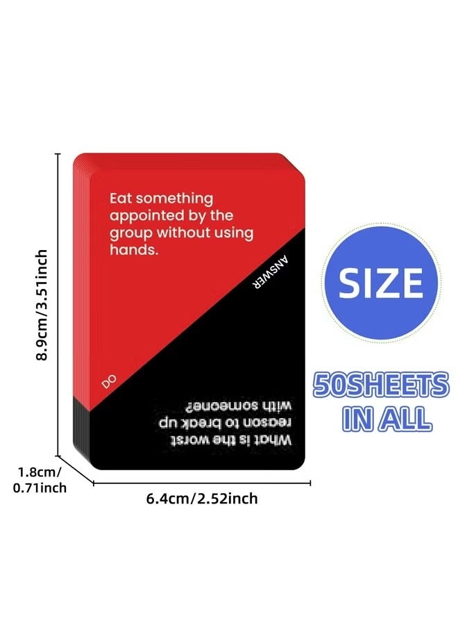 Truth or Dare & Consequences - Card Game