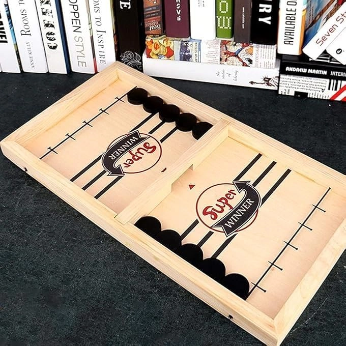 FLICKING BATTLE - Wooden Tabletop 10 Pucks