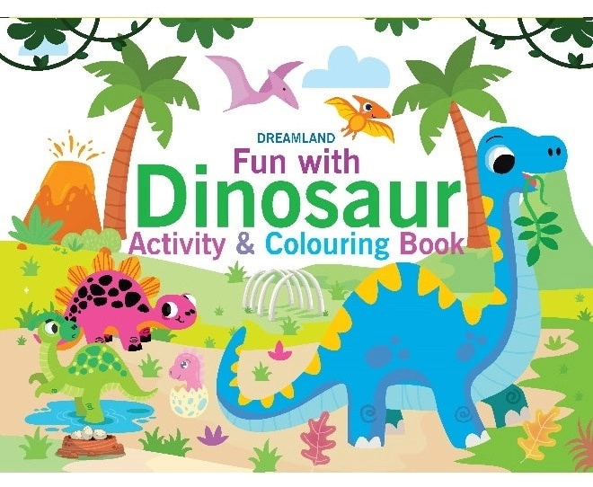 Fun with Dinosaur Activity & Colouring Book