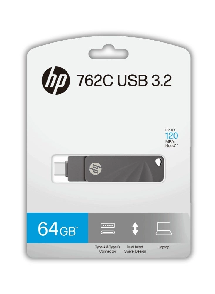 762C - USB 3.2 USB-A USB-C 64GB