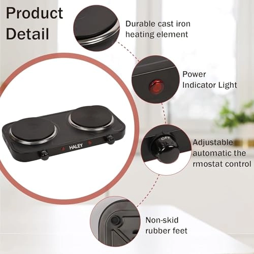 Double Hot Plate Electric hob