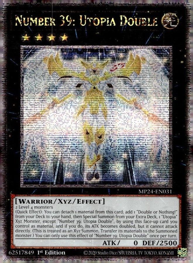 Yu-Gi-Oh! Number 39: Utopia Double MP24-EN031 - 1st Edition