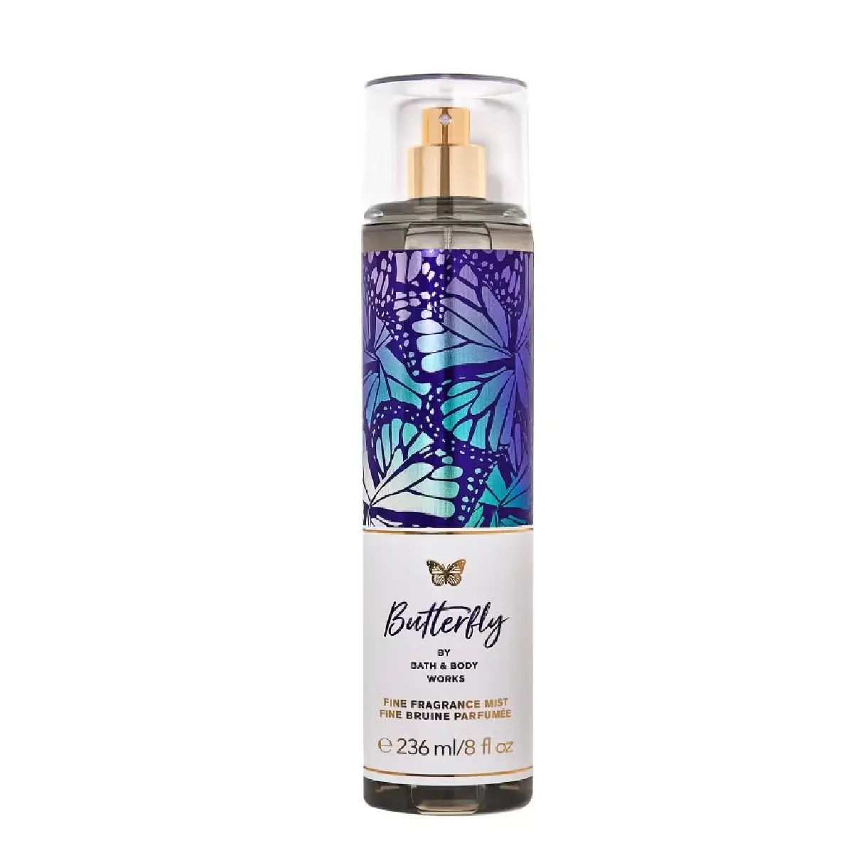 Bath & Body Works Butterfly Fine Fragrance Mist - 8 fl oz / 236 mL raspberry nectar, iris petals and airy vanilla