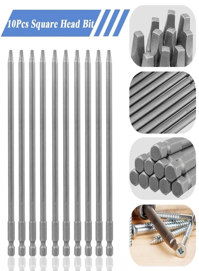 Square Head Bits - 10pcs 5.9 Inch