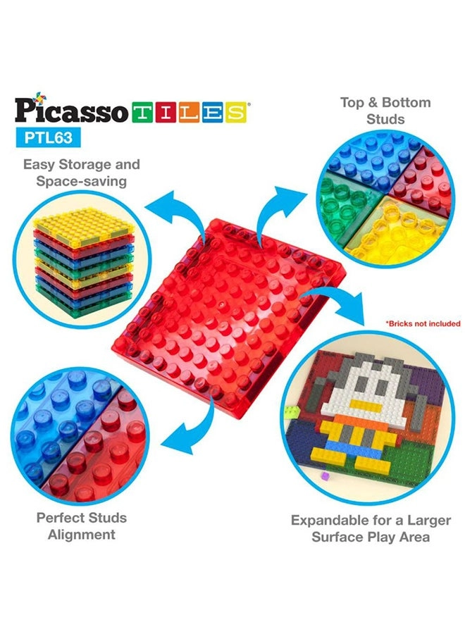 Brick Block Magnetic Building Block Set - 2 Character figures Construction 63pcs