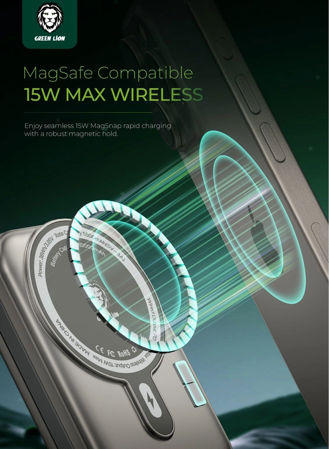 Monaco - 10000 Watt-hour 15 Watt MagSafe