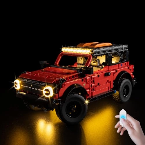 Light Up Kit - for Lego Ford Bronco 42213 Wired Dimmable